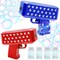 2 Pack Bubbles Guns Toys 4th of July Party Favors, 4th of July Accessories Patriotic Bubbles Makers with 4 Bubble Solutions & Star for Kids Independence Day 250th Anniversary Party Decorations
